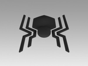 spiderman homecoming chest logo 3D मॉडल