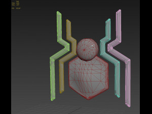 spiderman homecoming chest logo 3D मॉडल