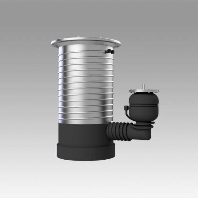 diffusion vacuum pump 3D Model .c4d .max .obj .3ds .fbx .stl .blend 