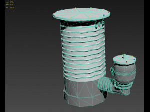 diffusion vacuum pump 3D Model