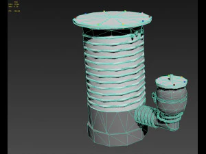 diffusion vacuum pump 3D Model