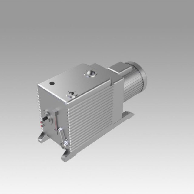 rotary vane vacuum pump 3D Model .c4d .max .obj .3ds .fbx .stl .blend 