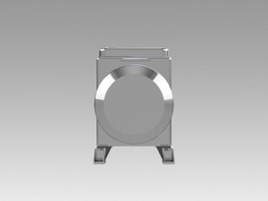 rotary vane vacuum pump 3D Model