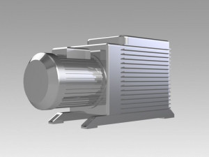 rotary vane vacuum pump 3D Model