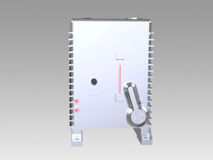 rotary vane vacuum pump 3D Model