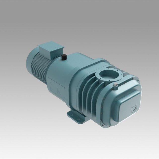 twin rotor vacuum pump Modello 3D .c4d .max .obj .3ds .fbx .stl .blend 