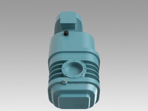 twin rotor vacuum pump Modello 3D