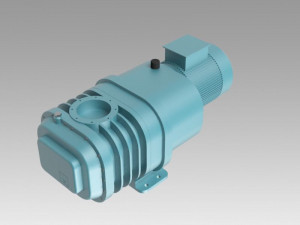 twin rotor vacuum pump Modello 3D