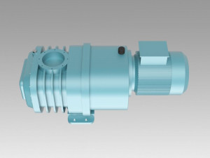 twin rotor vacuum pump Modello 3D