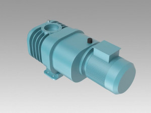 twin rotor vacuum pump Modello 3D