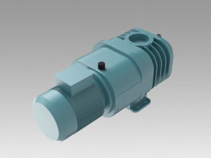 twin rotor vacuum pump Modello 3D