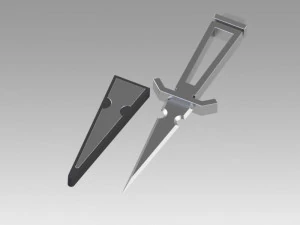 star trek tos inspired dagger and agonizer prop as in mirror 3D Print Model