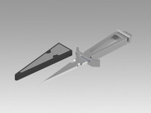 star trek tos inspired dagger and agonizer prop as in mirror 3D-printmodel