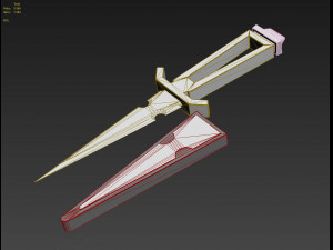 star trek tos inspired dagger and agonizer prop as in mirror 3D-printmodel
