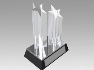 賞フィギュア ツースター シルバー 3Dプリントモデル