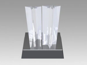 award figurine two star silver 3D Print Model