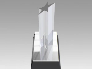 award figurine star silver 3D Print Model