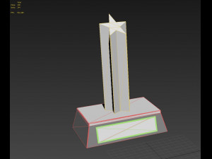 award figurine star silver 3D 프린트 모델