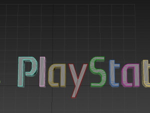 playstation video game logo Modelo de Impressão 3D