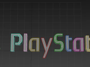playstation video game logo 3D Print Model