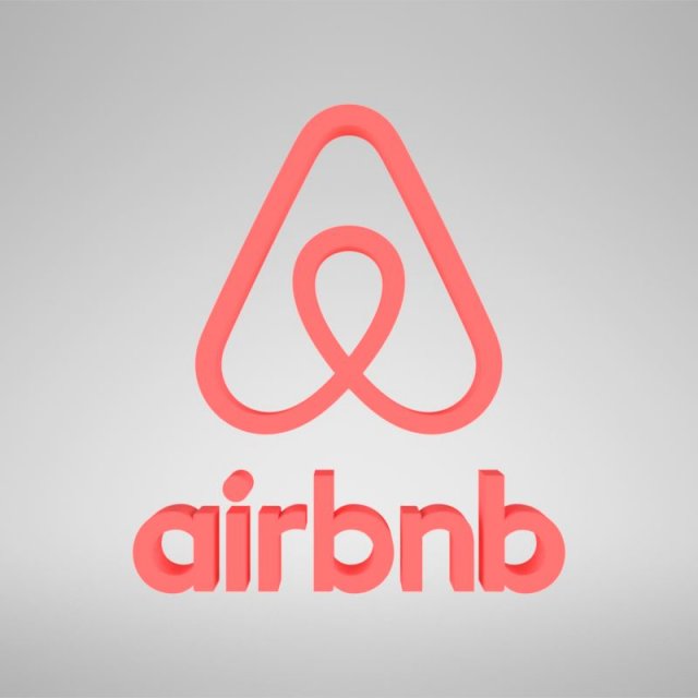 airbnb logo Model do druku 3D .c4d .max .obj .3ds .fbx .stl .blend 