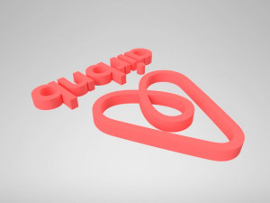 airbnb logo Model do druku 3D