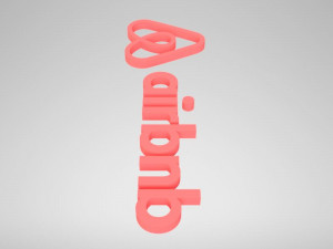 airbnb logo 3D Print Model