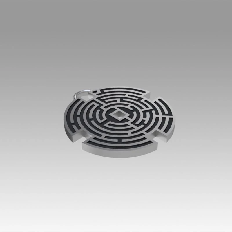 prisoners maze pendant movie prop replica 3D Print Model .c4d .max .obj .3ds .fbx .stl .blend