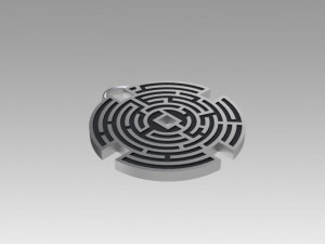 prisoners maze pendant movie prop replica Modelo de Impressão 3D