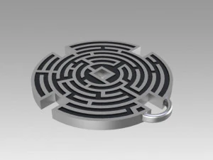 prisoners maze pendant movie prop replica 3D Print Model