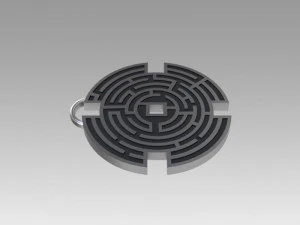 prisoners maze pendant movie prop replica 3D Print Model
