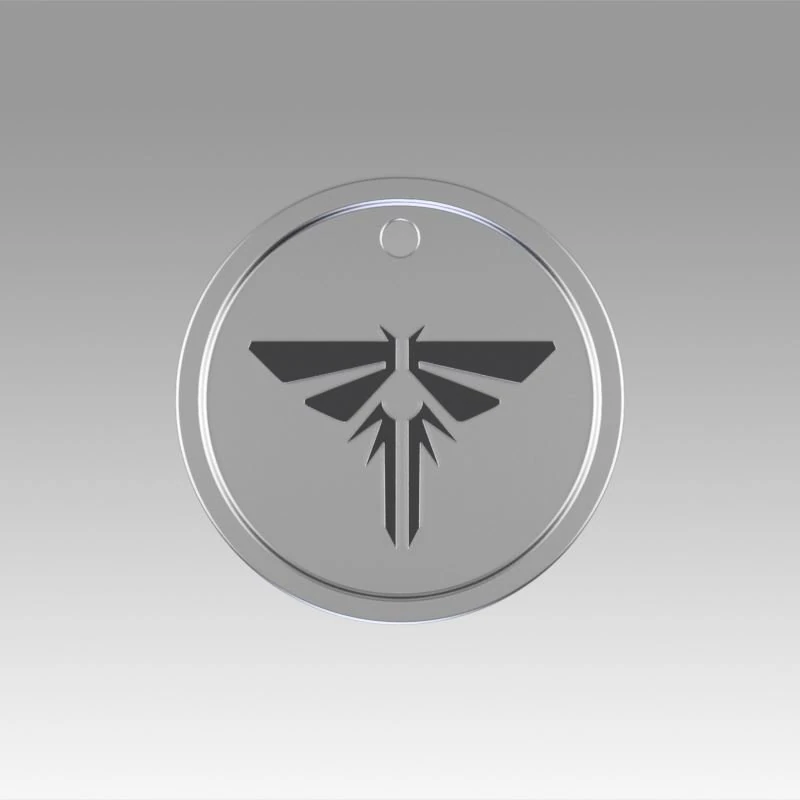 the last of us medallion neck 3D Print Model .c4d .max .obj .3ds .fbx .stl .blend