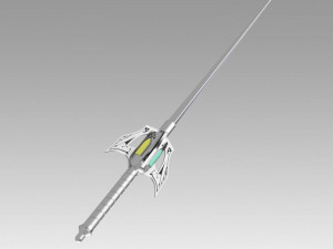 rwby weiss schnee rapier myrtenaster cosplay prop 3D Print Model