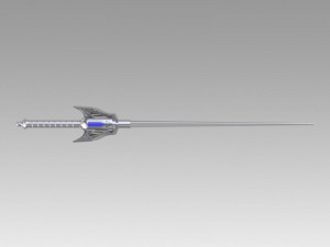 rwby weiss schnee rapier myrtenaster cosplay prop Model Cetak 3D