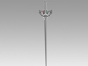 rwby weiss schnee rapier myrtenaster cosplay prop Model Cetak 3D