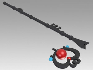 sailor moon s meiou setsuna sailor pluto cosplay 3D Print Model