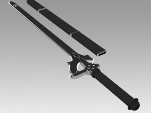 репліка меча Сао Кіріто 3D Принт Модель