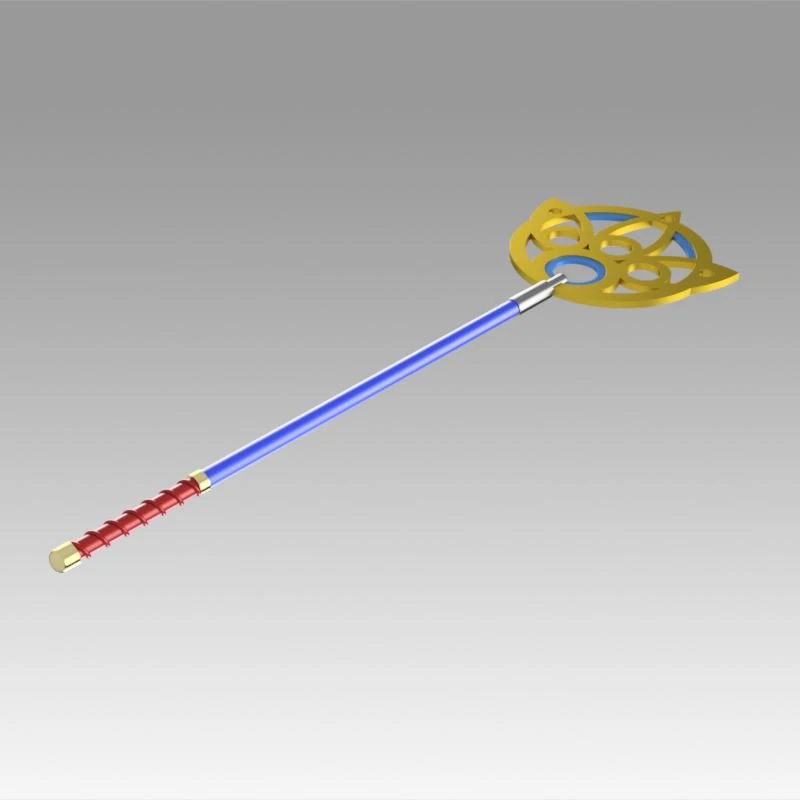 final fantasy x ff10 yuna staff cosplay prop 3D Print Model .c4d .max .obj .3ds .fbx .stl .blend 