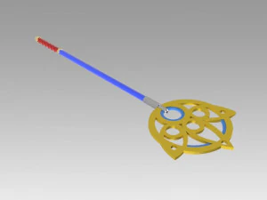 final fantasy x ff10 yuna staff cosplay prop 3D Print Model
