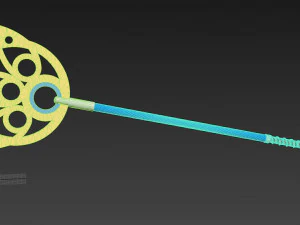 final fantasy x ff10 yuna staff cosplay prop 3D Print Model