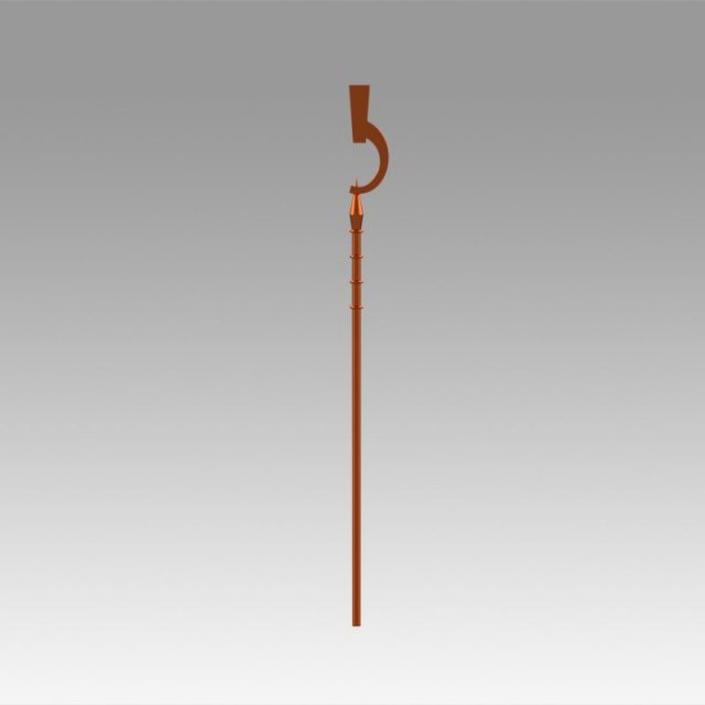 log horizon shiroe staves cosplay prop 3D Print Model .c4d .max .obj .3ds .fbx .stl .blend 
