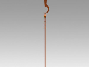 log horizon shiroe staves cosplay prop 3D Print Model