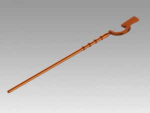 log horizon shiroe staves cosplay prop 3D Print Model
