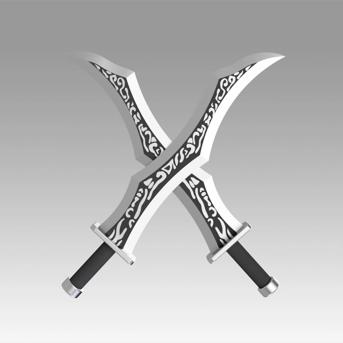 league of legends katarina sinister blade cosplay 3D Print Model .c4d .max .obj .3ds .fbx .stl .blend