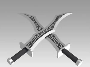 league of legends katarina sinister blade cosplay 3D Print Model