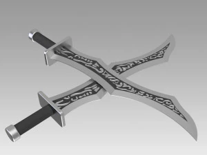league of legends katarina sinister blade cosplay 3D Print Model