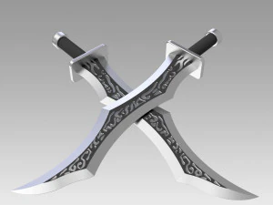 league of legends katarina sinister blade cosplay 3D Print Model