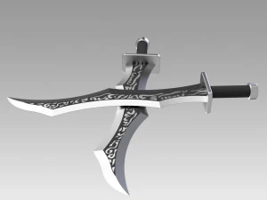 league of legends katarina sinister blade cosplay 3D Print Model