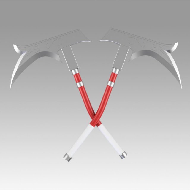 league of legends nurse akali cosplay prop Modelo de Impressão 3D .c4d .max .obj .3ds .fbx .stl .blend 