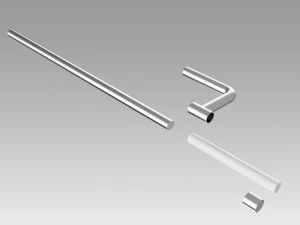 One Piece Smoker Stick Cosplay Prop Anime Manga 3D Druckmodell